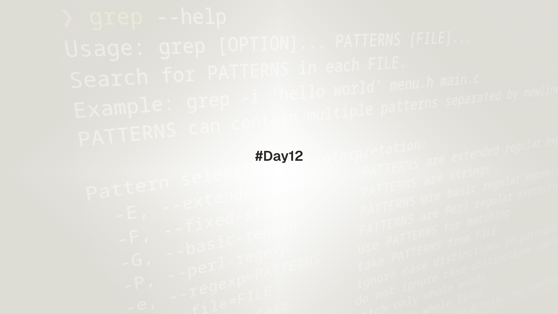 Day 12 - Finding Things and Text Processing I (grep, cut, sort, uniq, wc, tee)